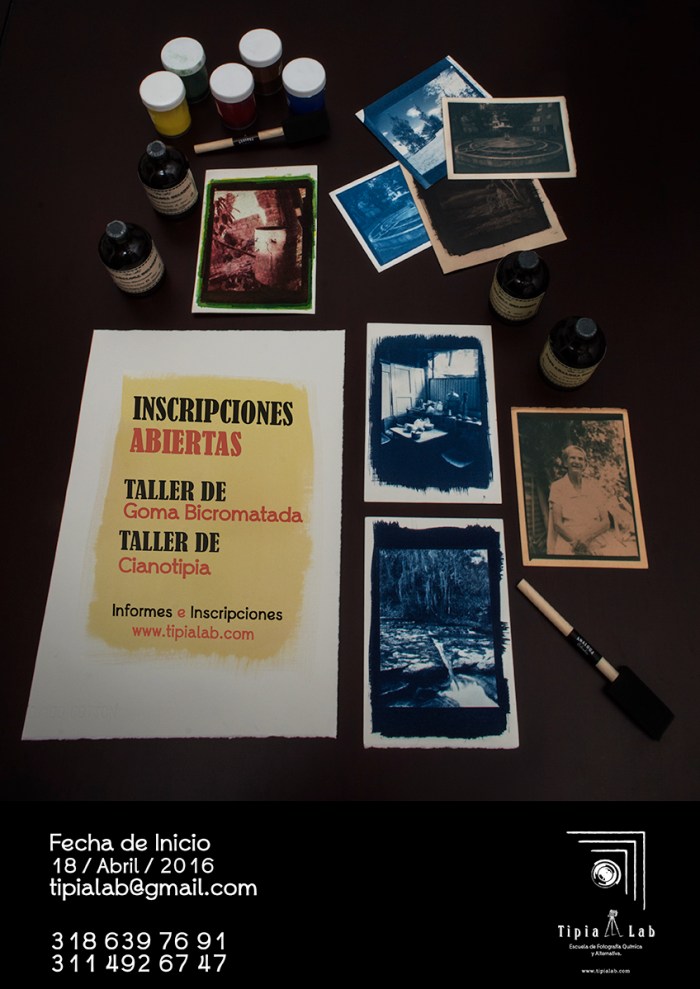 Publicidad web Talleres Abril de Goma y Cianotipo